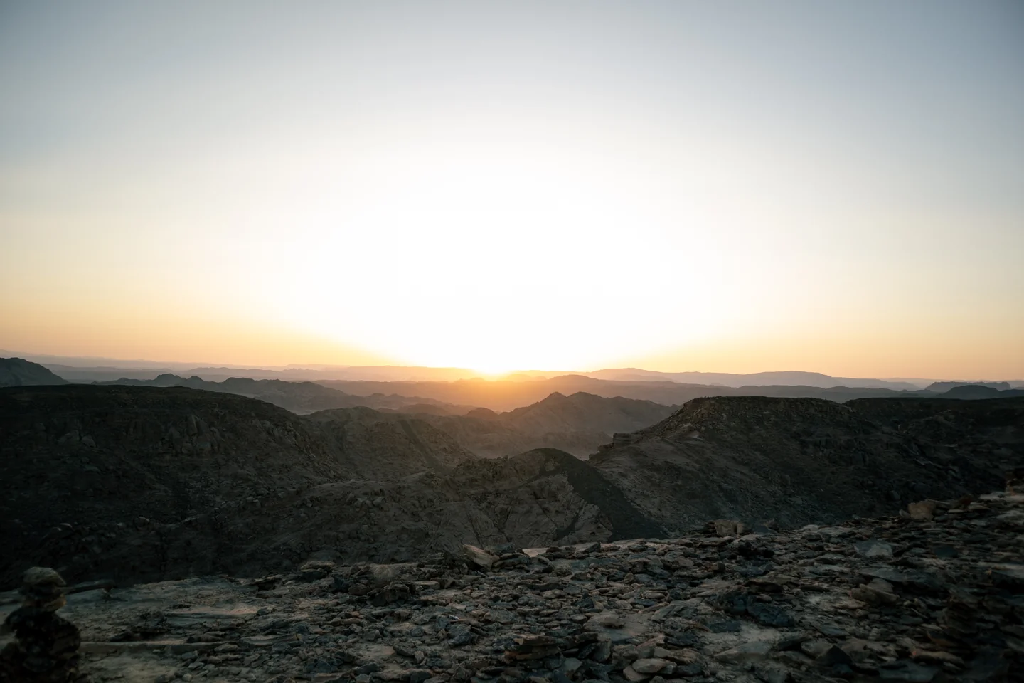 Sunset Mountain at the last light